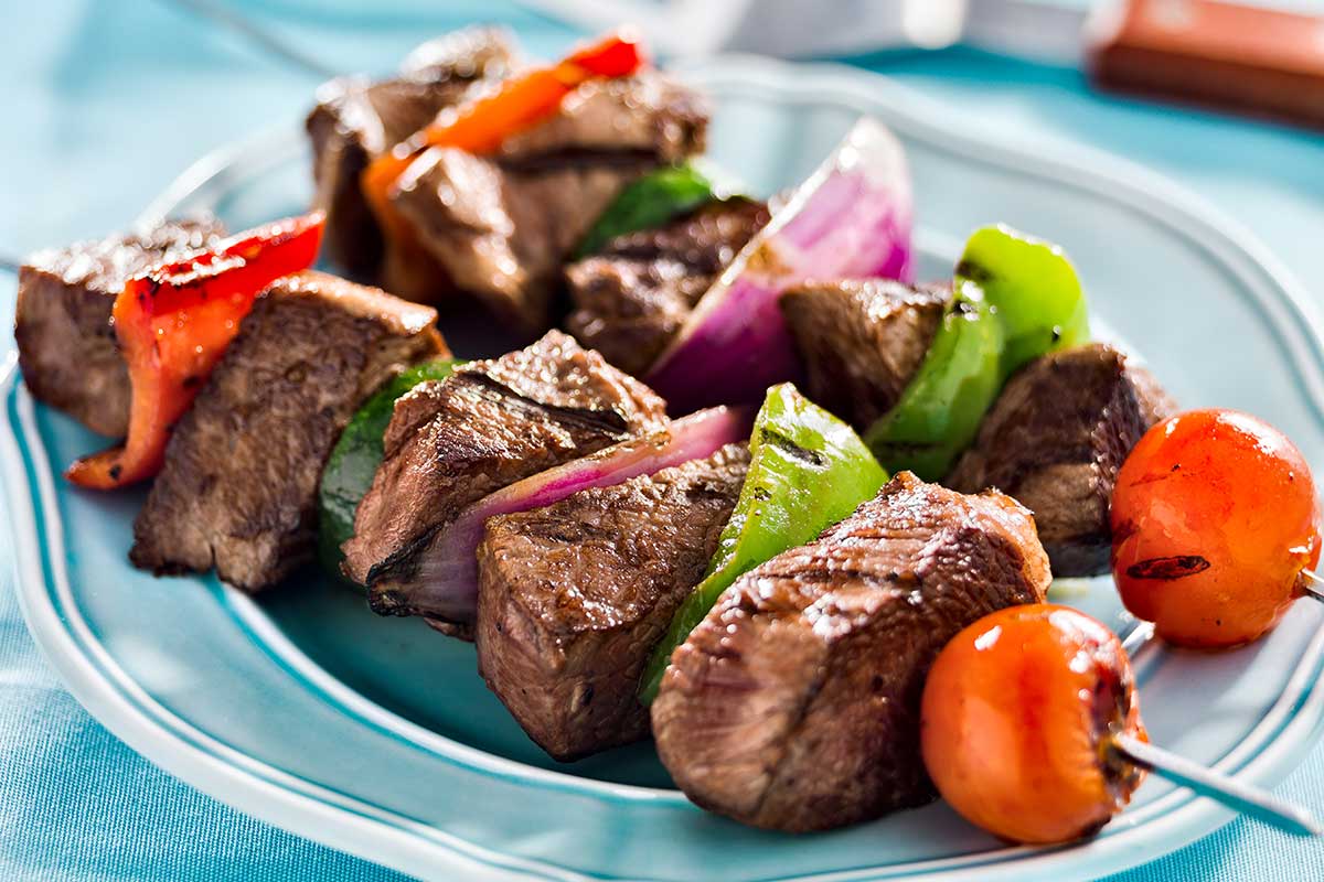 Seasoned Beef Kabobs