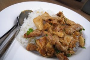 Light Beef Stroganoff