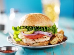 Cilantro-Grilled Chicken Sandwiches