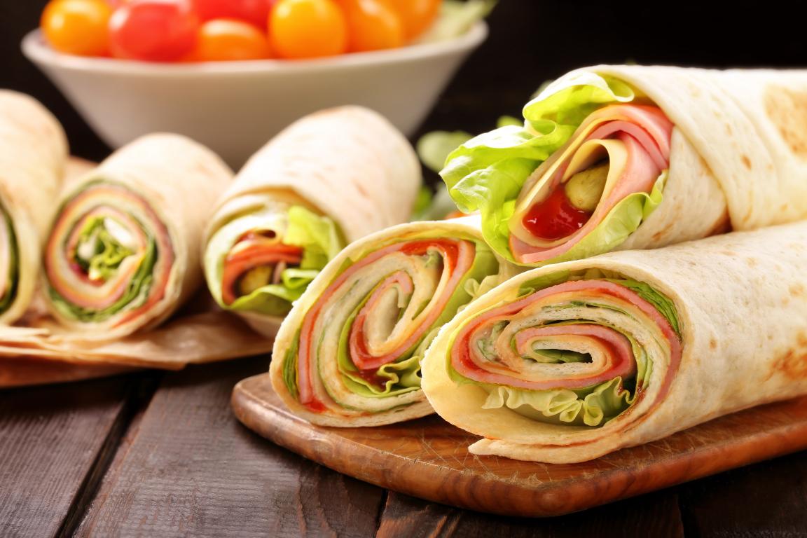 Ham and Pineapple Wrap
