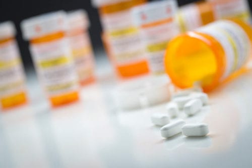 Pill bottles needed for treatment by Dr. Joshua Smith, a pediatric endocrinologist in Pocatello and Idaho Falls.