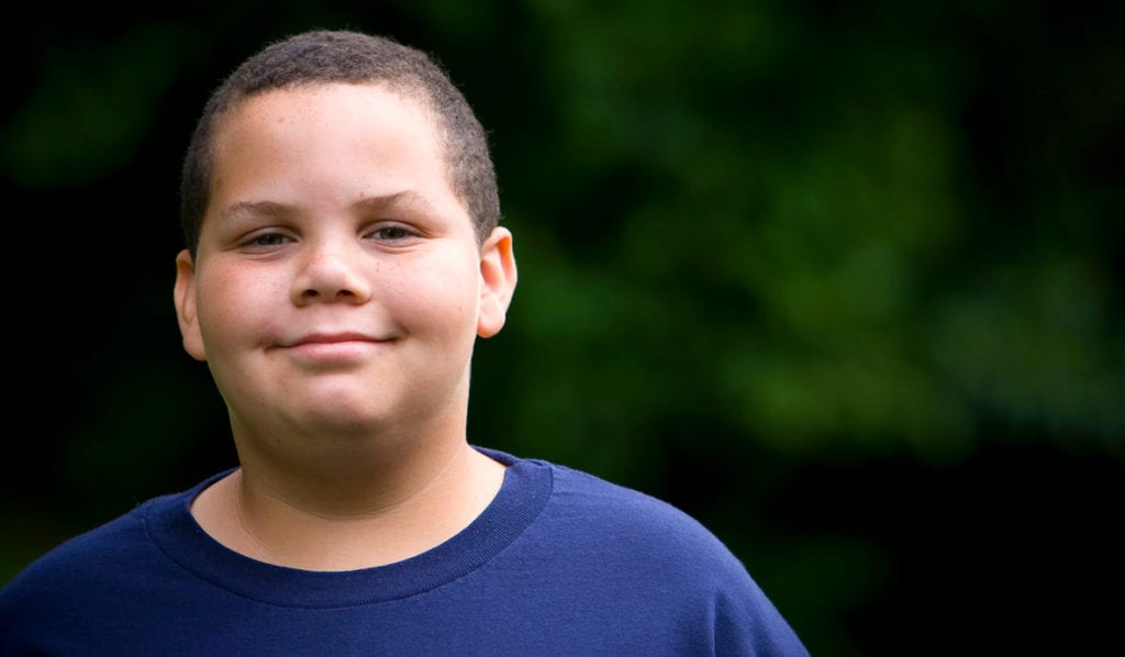 Young boy with weight gain issues receiving treatment from Dr. Josua Smith, the region's only pediatric endocrinologist in Idaho Falls and Pocatello.