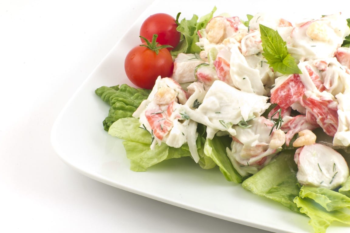 (Very) Low-Fat Crab Salad or Filling