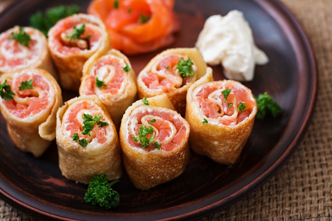 Smoked Salmon Wrap