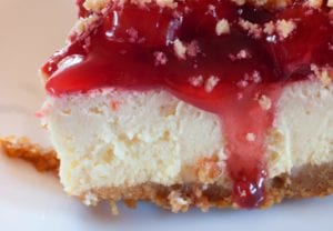 Sugar Free Cranberry Cheesecake