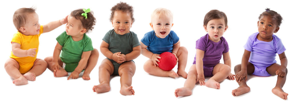 A diverse set of babies receiving treatment by Dr. Joshua Smith, a pediatric endocrinologist in Pocatello and Idaho Falls.